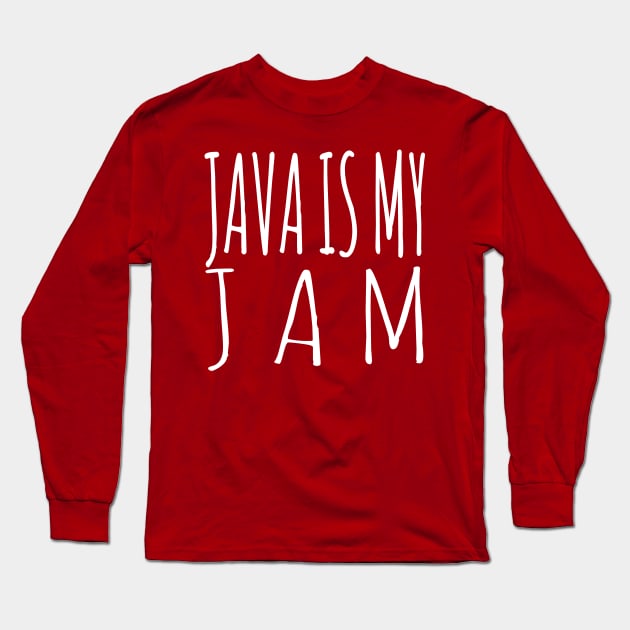 JAVA Is My JAM! Long Sleeve T-Shirt by VDUBYA